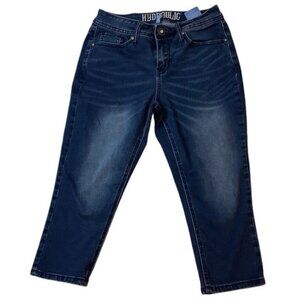 Hydraulic Nolita Curvy Capri Jeans Womens 4 Blue mid-Rise Stretch